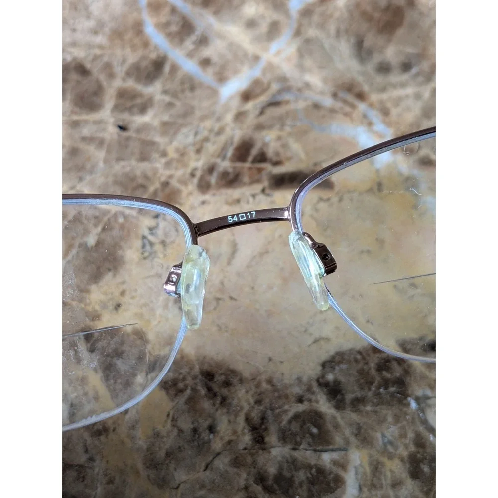 Gloria‎ Vanderbilt Eyeglasses Zyloware 097 M42 Half Rim Frames Only 54-17-135